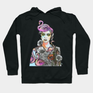 Flamingo Girl Hoodie